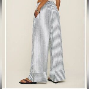 Reformation Ferdinando Linen Wide Leg Pants